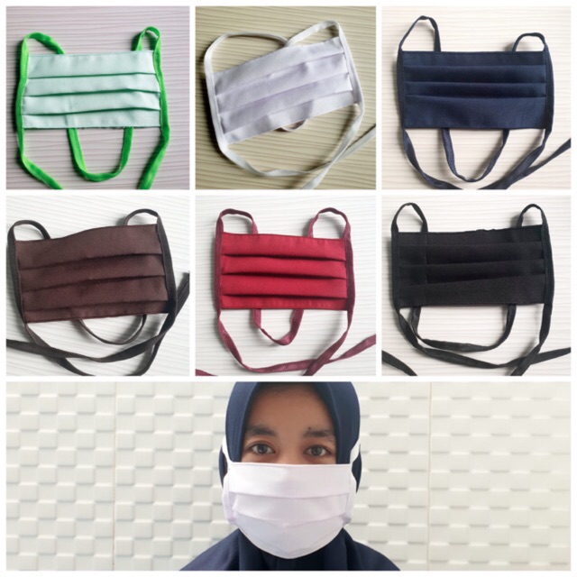 MASKER ANTI DEBU DAN VIRUS UNTUK ANAK , REMAJA DAN DEWASA | MASKER HIJAB