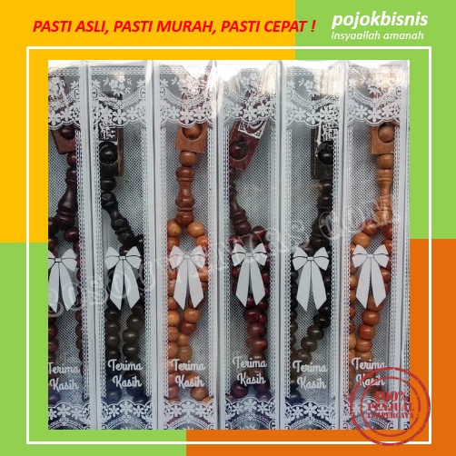 SOUVENIR TASBIH KEMASAN MIKA HARGA GROSIR