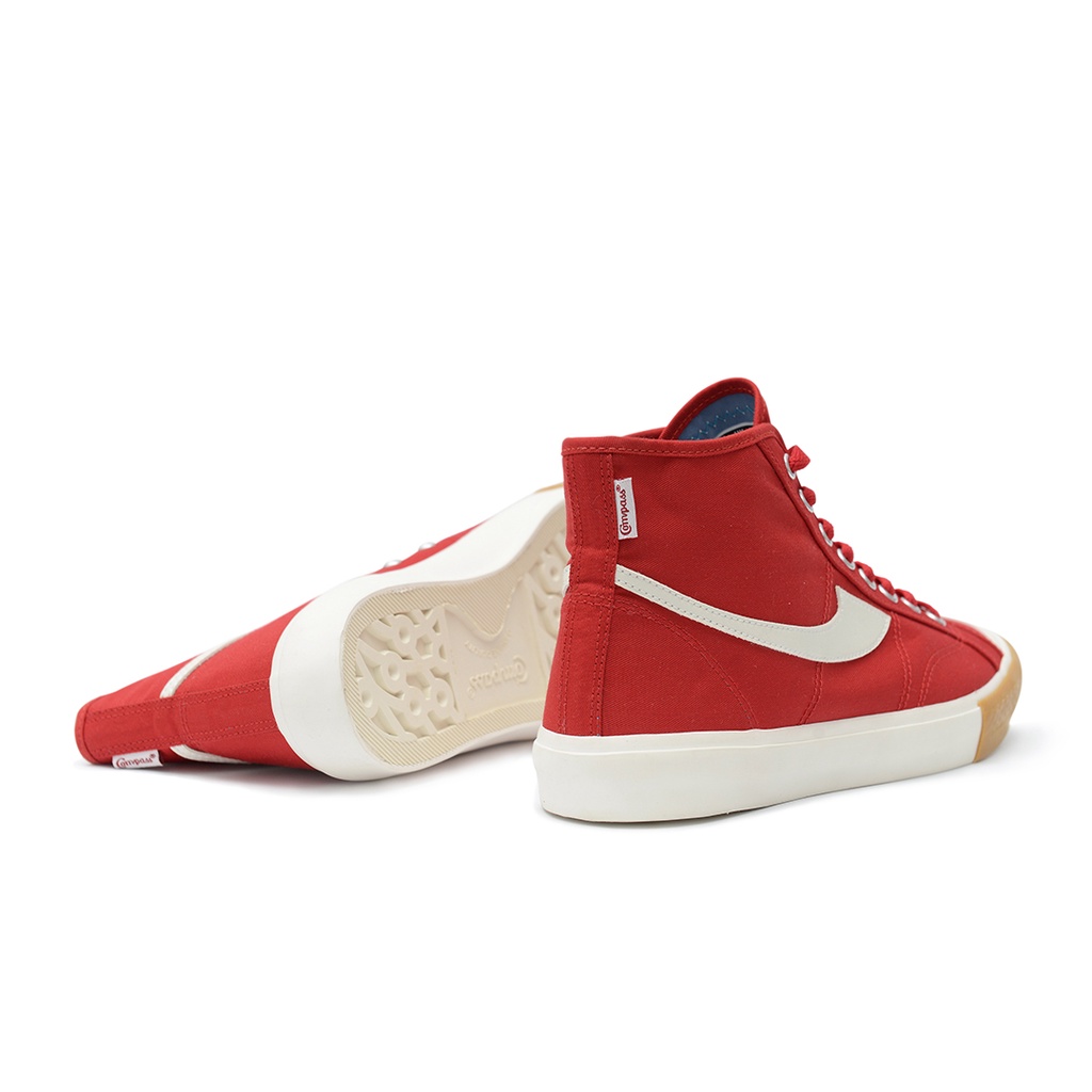 Sepatu Compass Gazelle Series Hi Low Red Gum Colour-6
