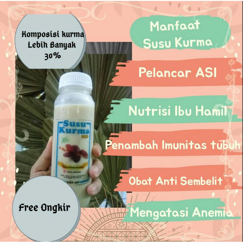 Susu Kurma Nutrisi Ibu Hamil Dan Menyusui Asi Booster Indonesia