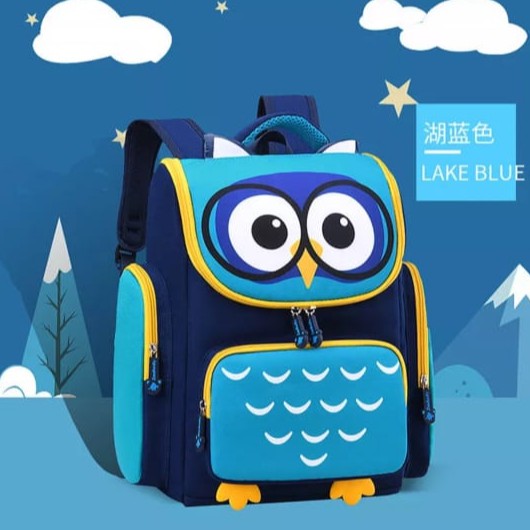 HANABI - tas  sekolah OWL tas ransel anak cewek cowok tas ransel sekolah tas ransel jalan jalan