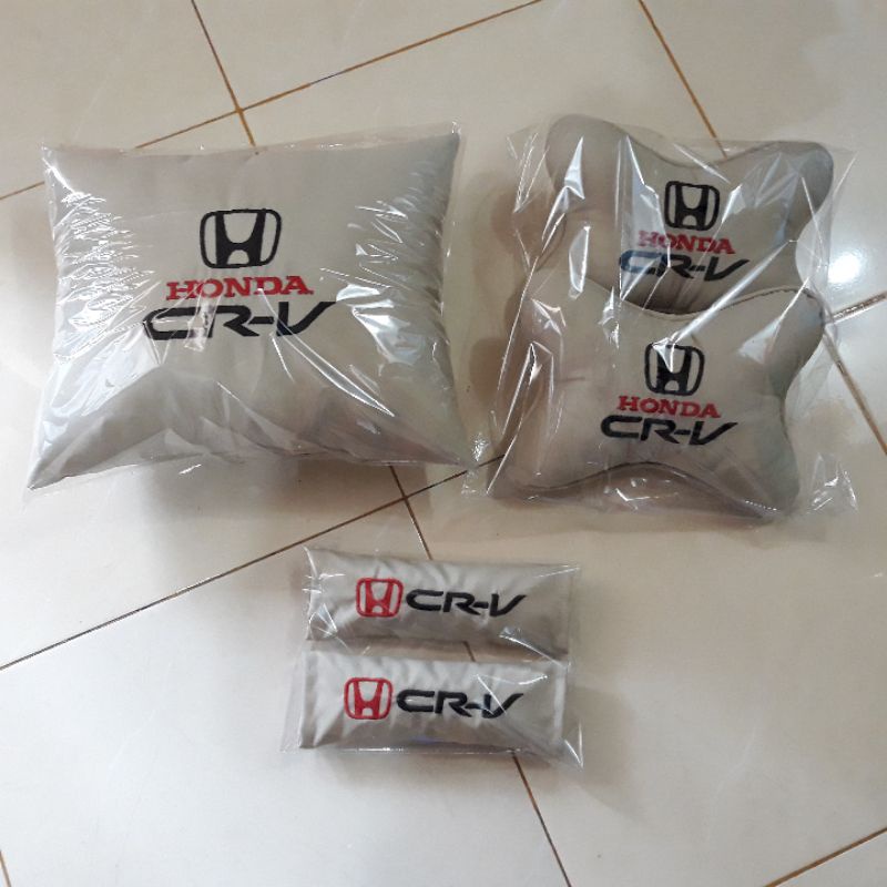 carset bantal mobil Honda CRV aksesoris interior mobil crv