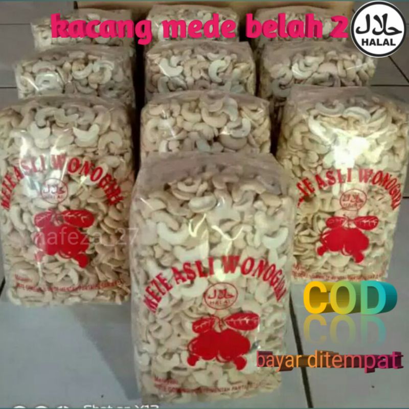 

kacang mente mede belah 2 wonogiri 1kg