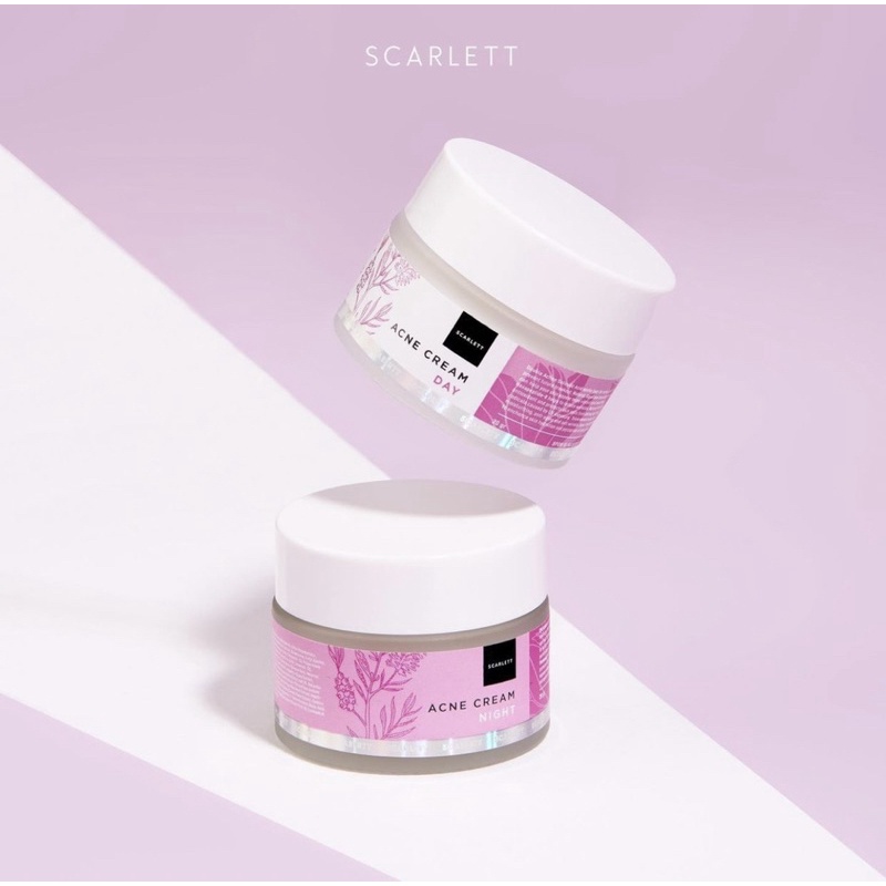 scarlett whitening cream 20 gr / cream muka scarlett / scarlett acne cream / scarlett brightly cream / scarlett cream