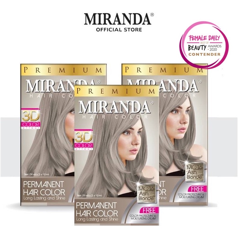 MIRANDA HAIR COLOUR ASH GREY