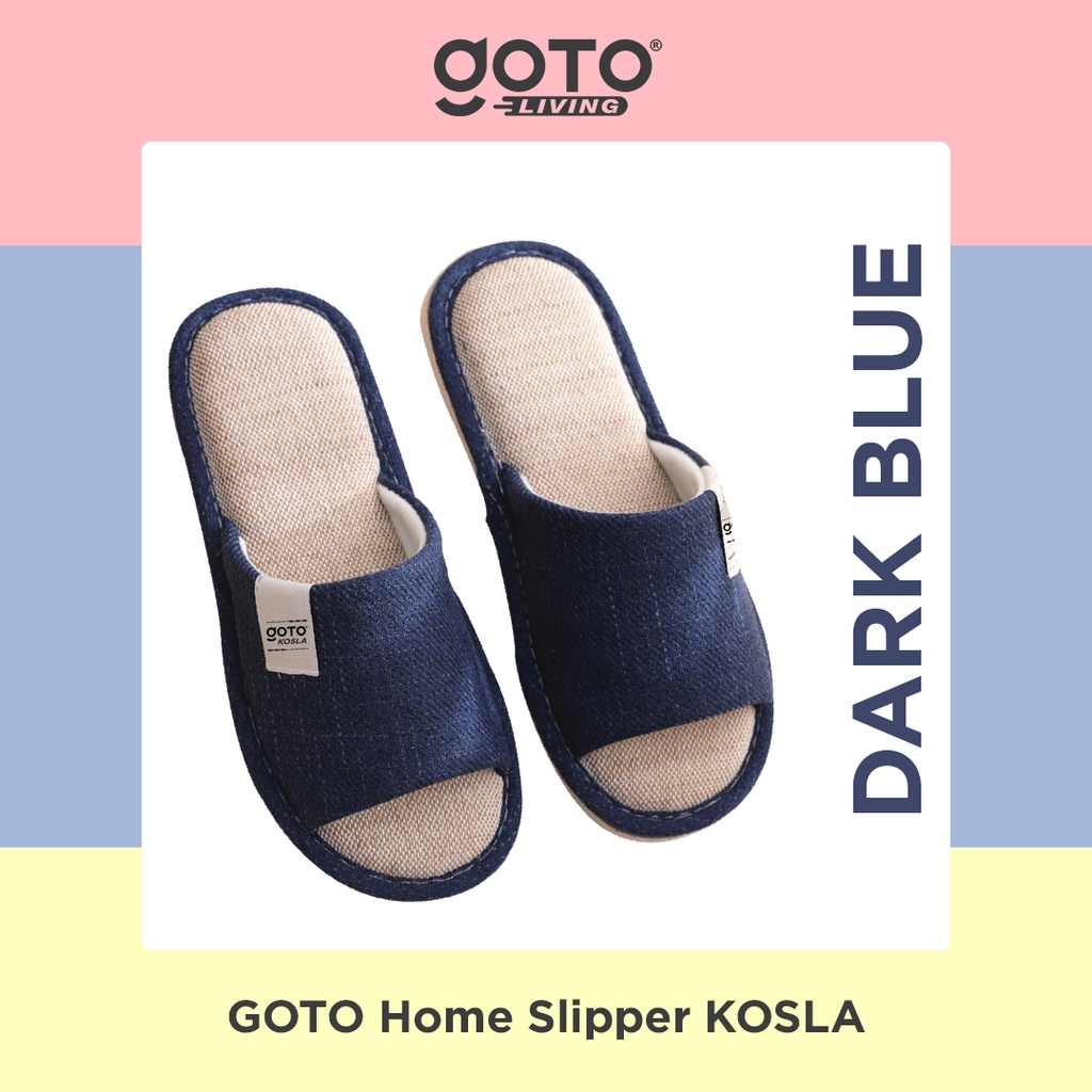 Goto Kosla Home Slipper Sendal Rumah Indoor Kamar Sandal Hotel Empuk-1