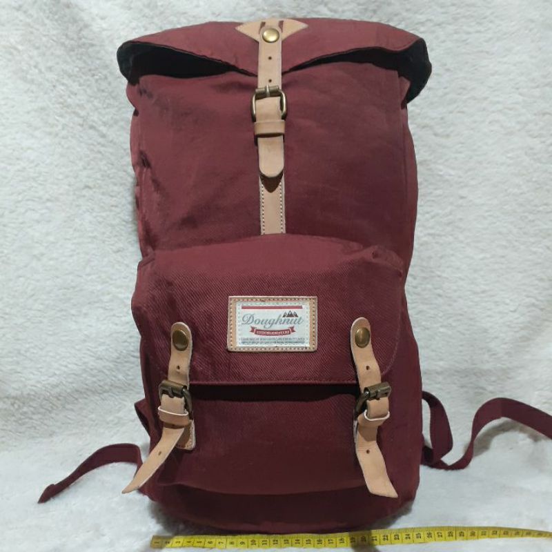 Tas Ransel Second / Preloved / DOUGHNUT Backpack Merah / Bekas.