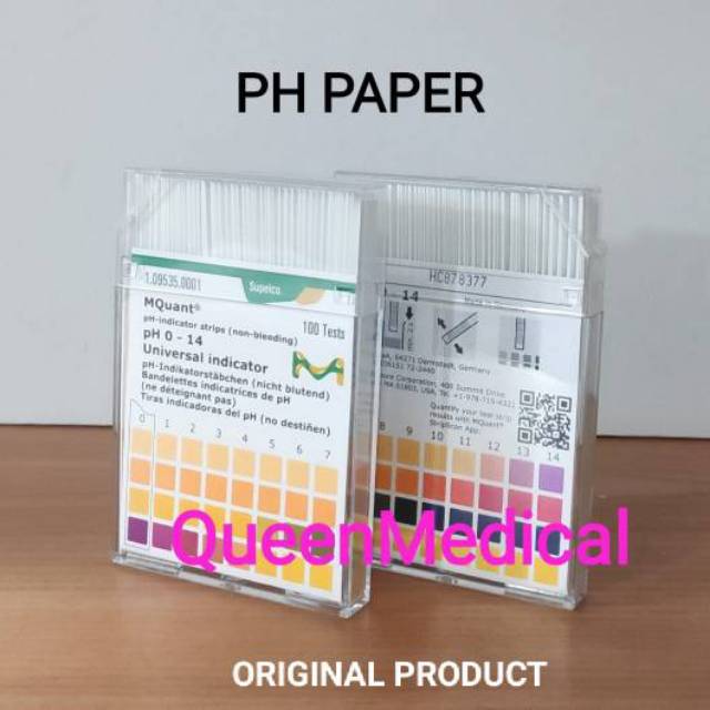 Kertas PH Merck Universal PH 0-14/Lakmus/Merck/PH Paper Merck Original