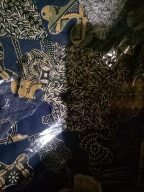 Batik Couple- Batik Couple Keluarga Sania Ruffle Ori Ndoro Jowi Motif Madu Hijau  -batik Pekalongan