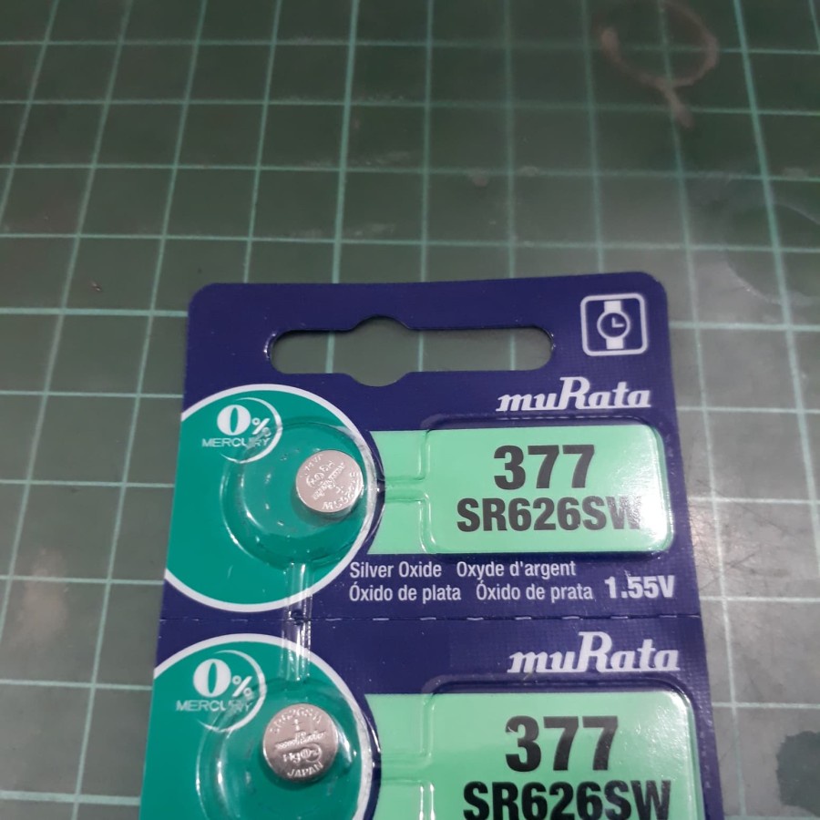 Baterai Jam Tangan murata 377 sr626sw SR 626 SW