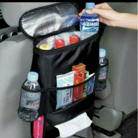 Tas Keranjang Pendingin Air Minum Kursi Mobil