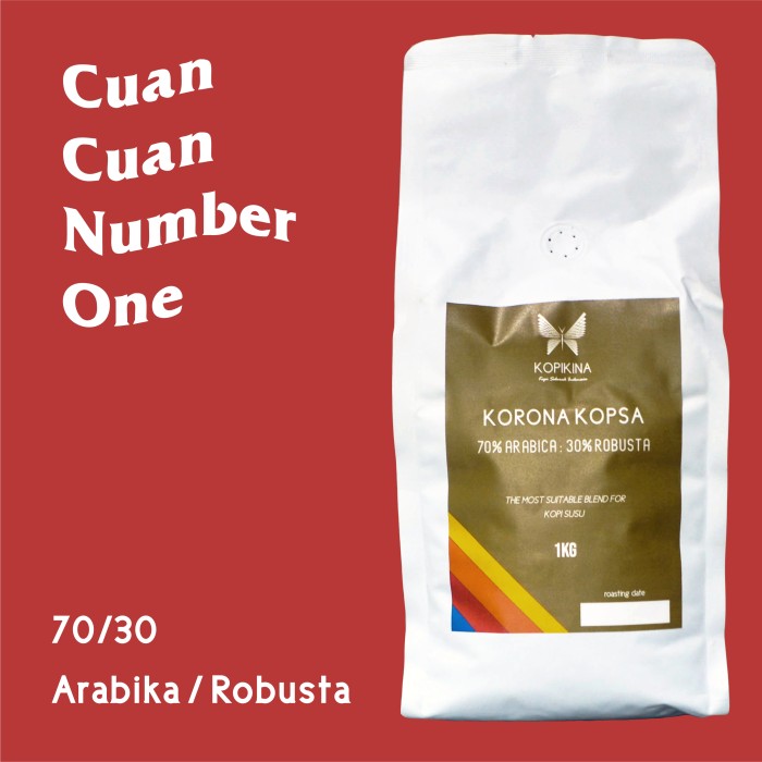 

MURAH Kopi Espresso Blend Korona - Es Kopi Susu - Biji Kopi, 1000 gr