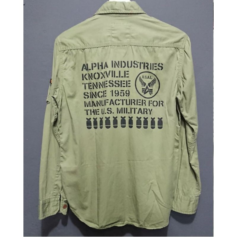 kemeja alpha industries