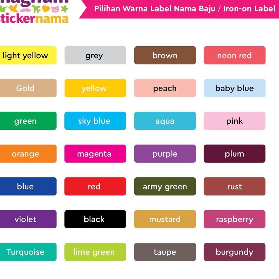 

[PRODUK S0ZOG] Label Nama Baju, Label Nama Kain, Label Setrika, Iron-On Label Gambar Hello Kitty PES