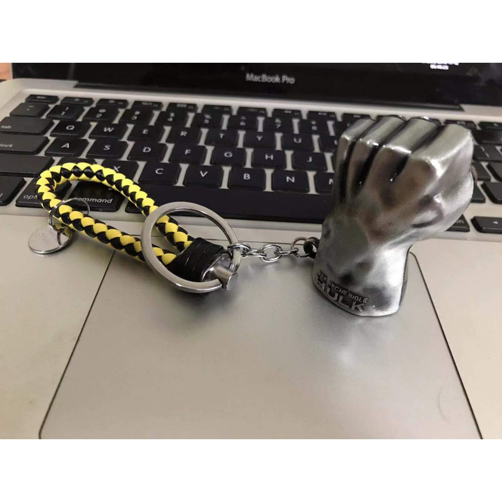 1 Gantungan kunci motor unik keychain mobil superhero keyring Thor quake Hadiah-3