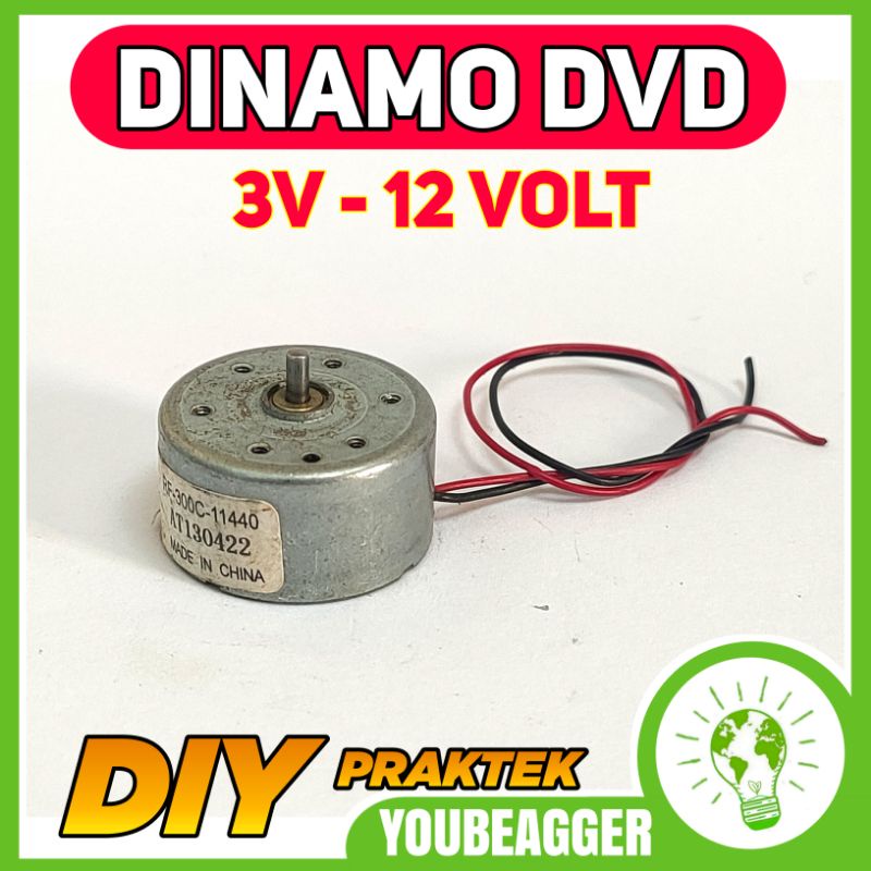 Dinamo Dvd 3v - 12v Dc bekas