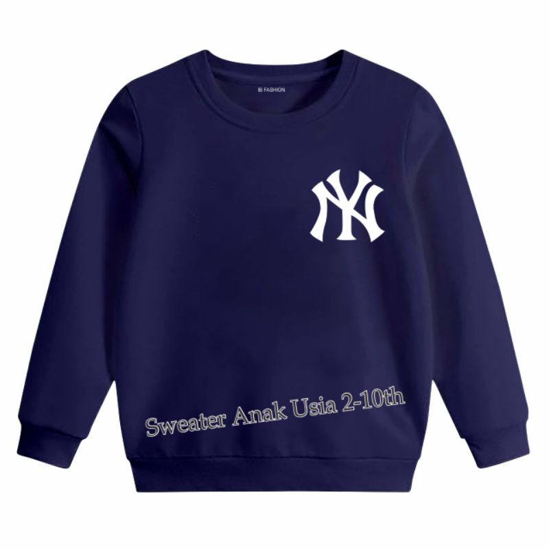 ((IB))SWEATER ANAK2 UNISEX/LOGO YN DIGITAL SABLON