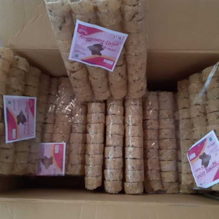 

MURAH [Isi 40pcs & Ukuran Besar] Rengginang Lorjuk Super Cap 3 Tiga Merpati