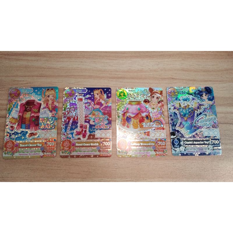 Aikatsu card premium constellation zodiak satuan cancer taurus aquarius mikuru otome aoi |aikstsu ao