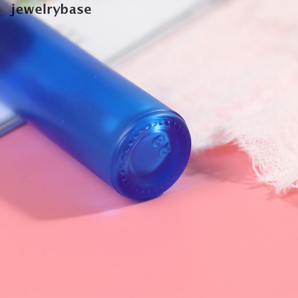 Botol Parfum Minyak Esensial Bahan Kaca Tebal Model Buram Warna-Warni Portabel Ukuran 10ml