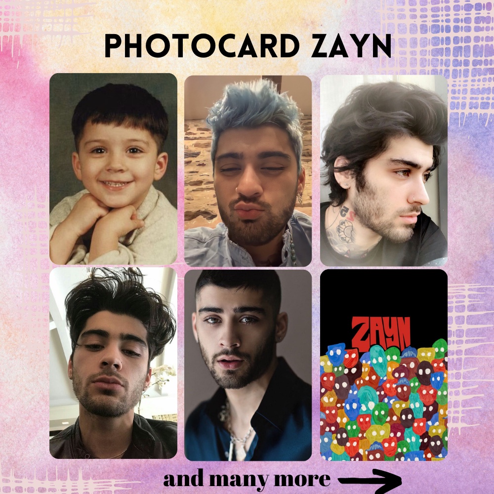 [UNOFFICIAL] PHOTOCARD ZAYN MALIK ONE DIRECTION KEYCHAIN MERCH BAGCHARM
