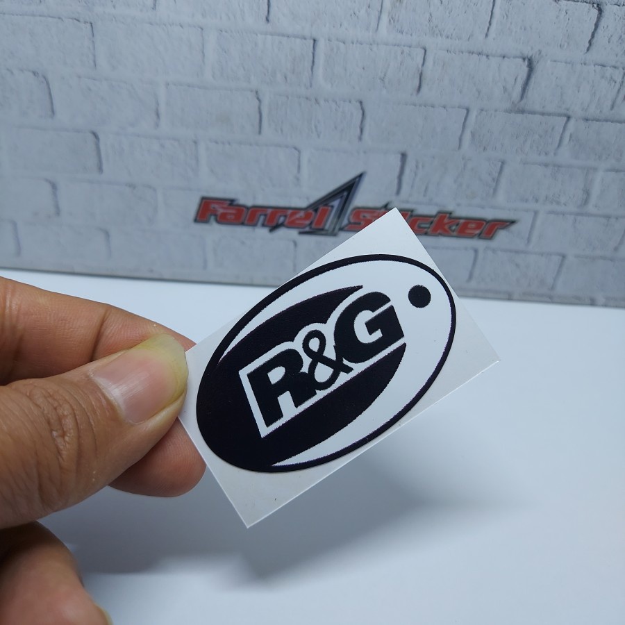 Stiker R&amp;G sticker R&amp;G OVAL