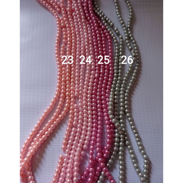 Mutiara Sintetis Berat ukuran 4mm