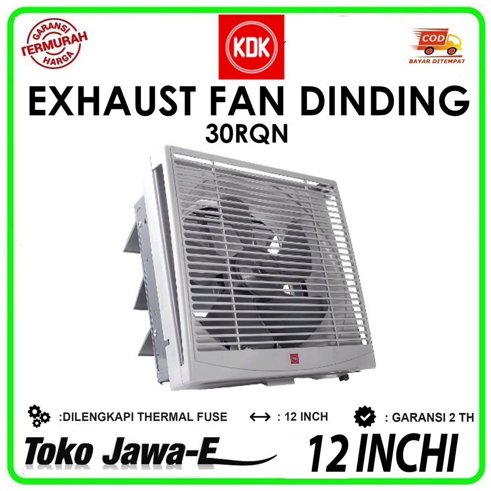 HEXOS FAN KDK PLAFON & DINDING KDK EXHAUST FAN/HEXOS FAN DINDING 6 Inch - 12 Inch