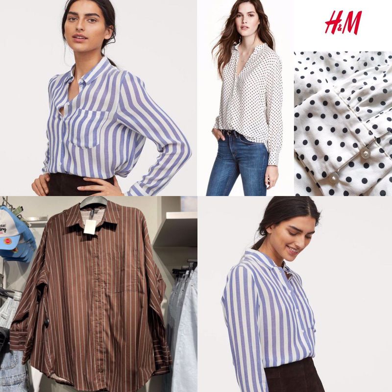 KEMEJA MOTIF H&M