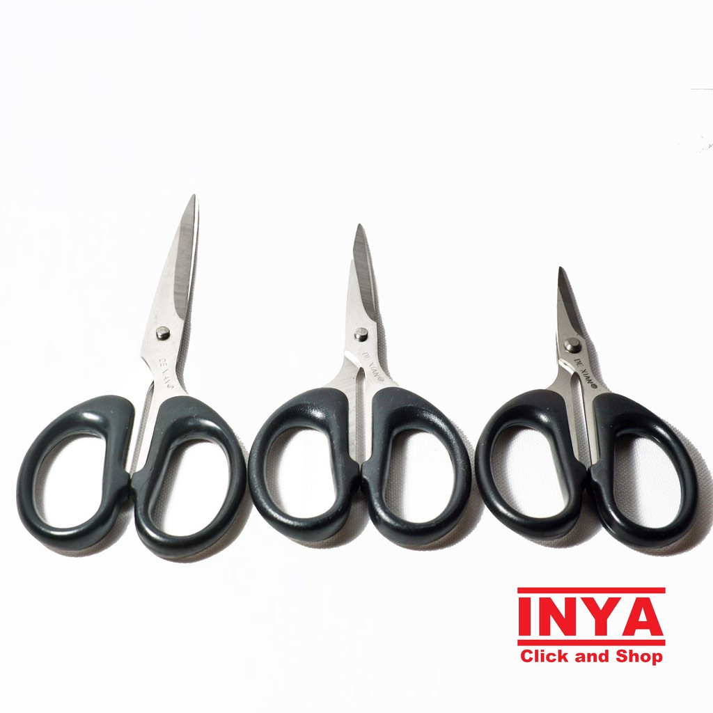 GUNTING DE XIAN TYPE S002 - 6.3 inch SCISSORS - STATIONERY ATK