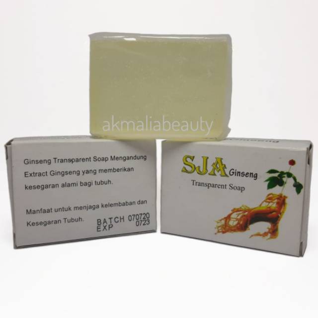 SABUN SJA GINGSENG TRANSPARANT BPOM | SABUN SJ GINGSENG