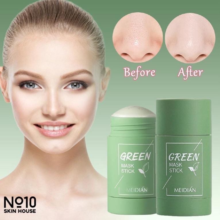 ✿ELYSABETHME✿ median green mask stick masker angkat komedo hijau