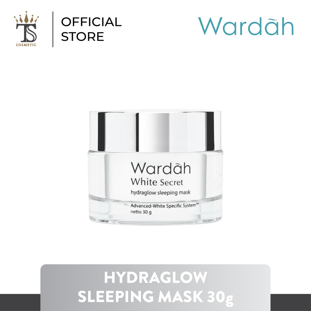 Wardah White Secret Hydraglow Sleeg Mask 30g Indonesia