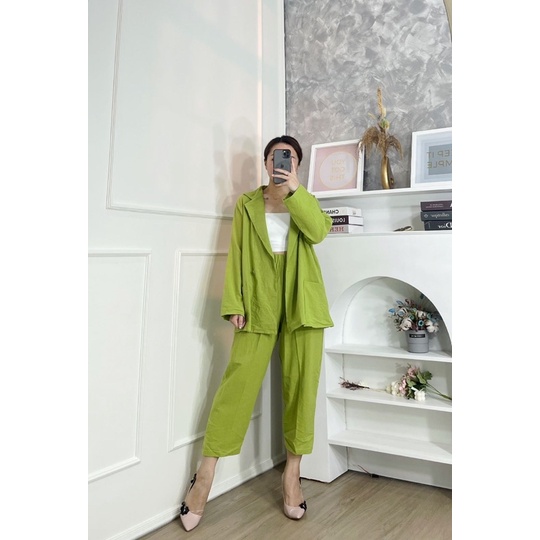 One set Blazer + long pants 1854