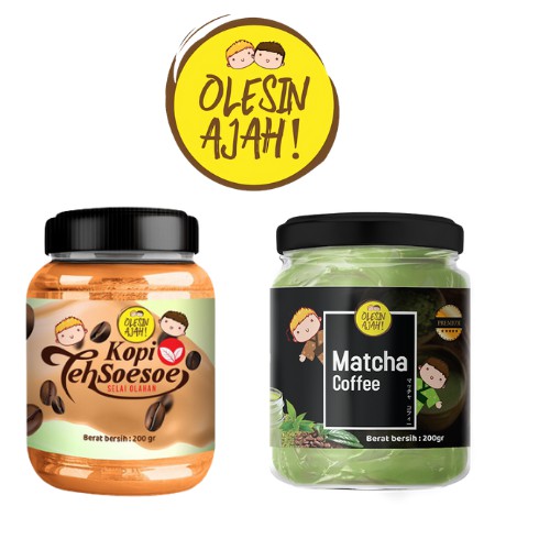 

Promo OlesinAjah Selai Kopi Teh Soesoe 200Gr + Matcha Coffe 200Gr