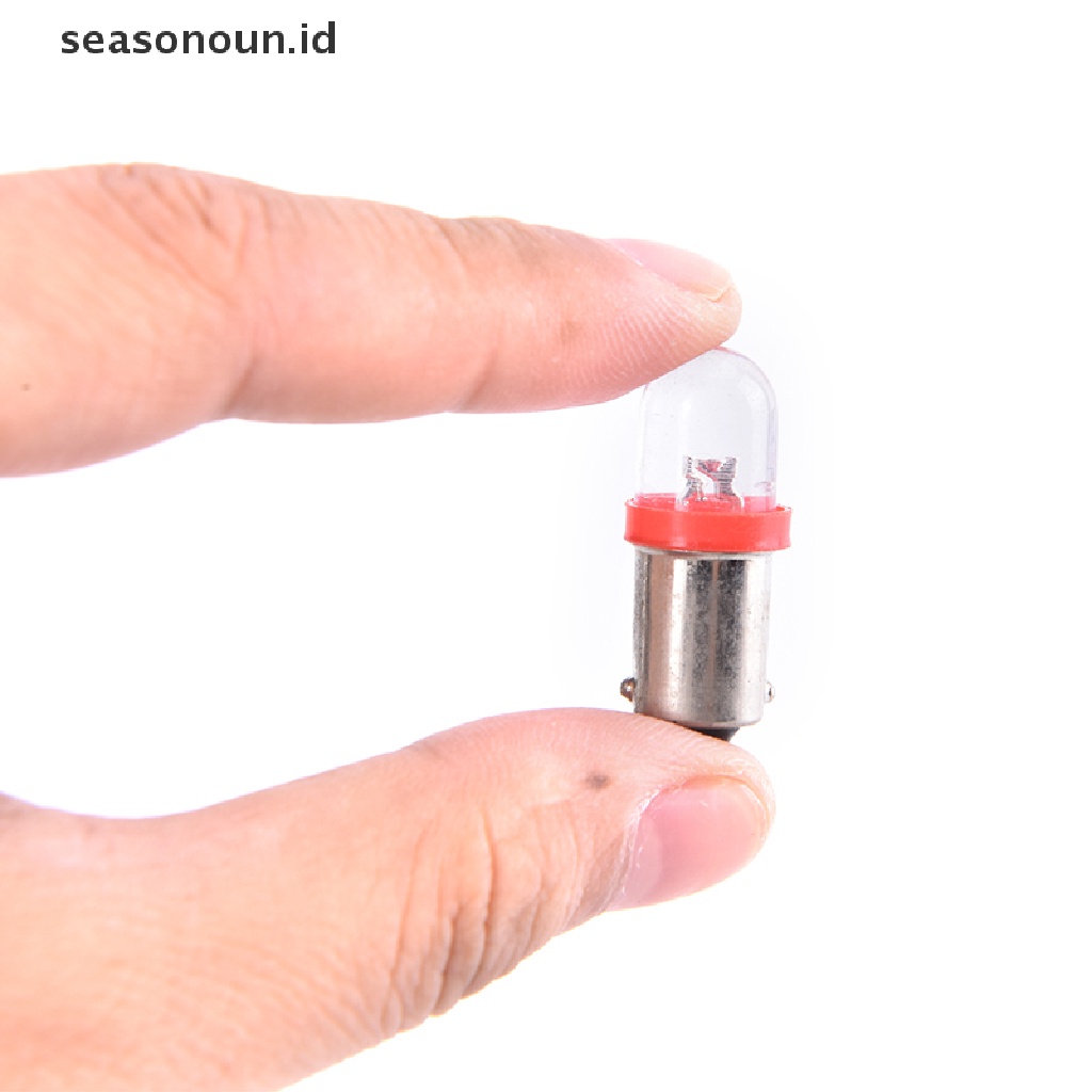 【seasonoun】 10PCS BA9S LED Bulbs Car Instrument Cluster Lights Dashboard Lamp Interior Light .