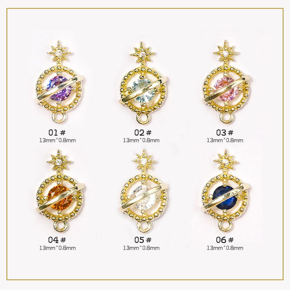 Agustina Nail Art Rhinestones Multi-Warna Berkilau Mengkilap Gaya Jepang Manikur Aksesoris DIY Ornamen