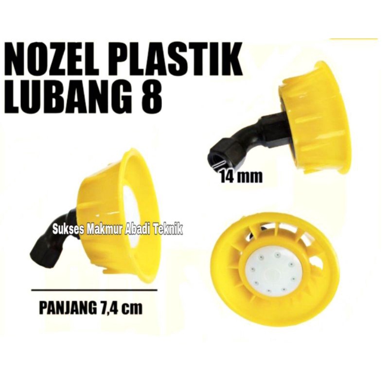 Nosel Sprayer 8 Lubang Nozel Kepala Sprayer