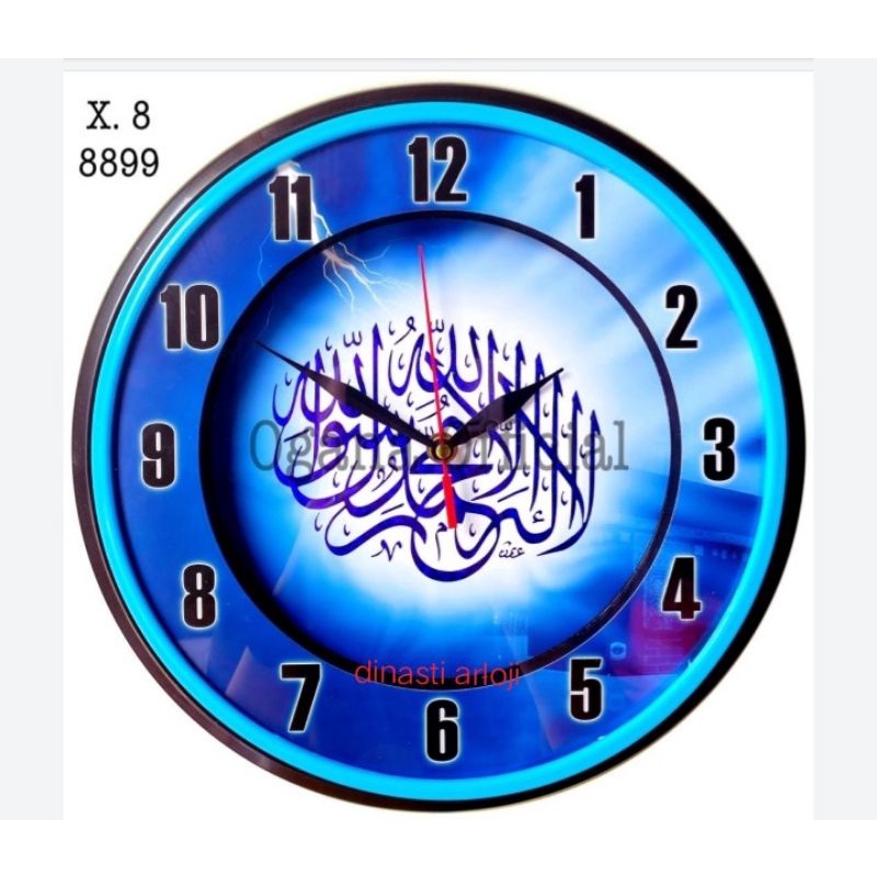 jam dinding merk ogana kaligrafi type 8899