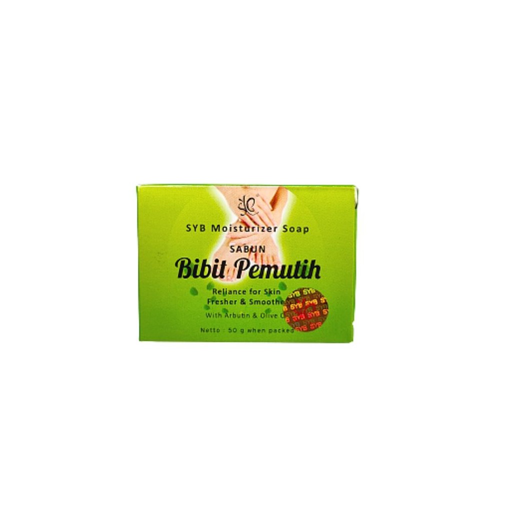 SYB SABUN BIBIT PEMUTIH MOISTURIZER SOAP SABUN PEMUTIH BADAN PERMANEN WHITENING SOAP ORIGINAL BPOM