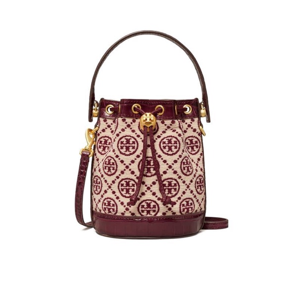 Tas Selempang Wanita TB T Monogram Chenille Bucket Bag