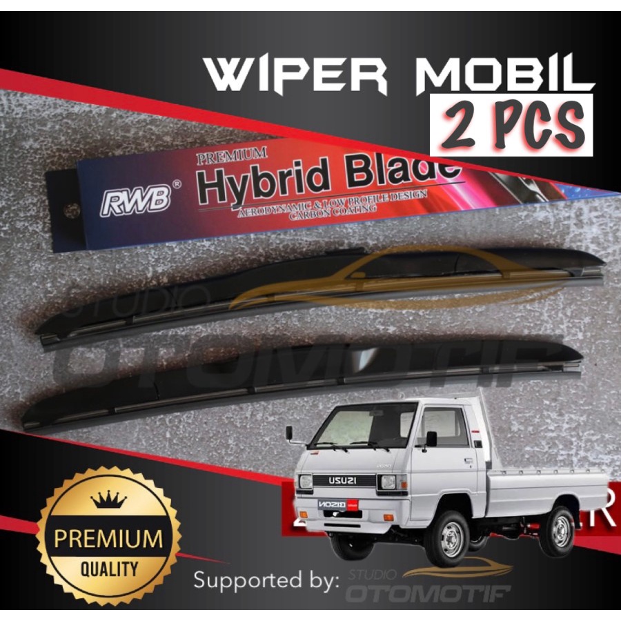 WIPER ISUZU BISON 1988-1994 RWB GRAPHITE / WIPER RWB ISUZU BISON 2 PCS