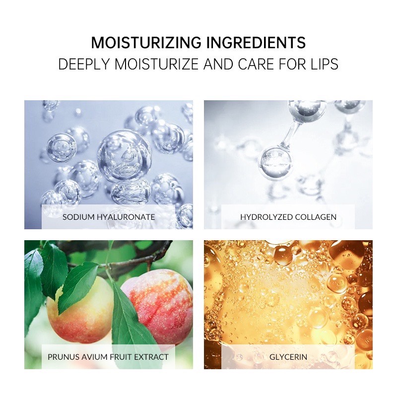 BIOAQUA Cherry Collagen Moisturizing Essence Lip Mask / Masker Pencerah Pelembab Bibir 60g READY ORIGINAL 100%