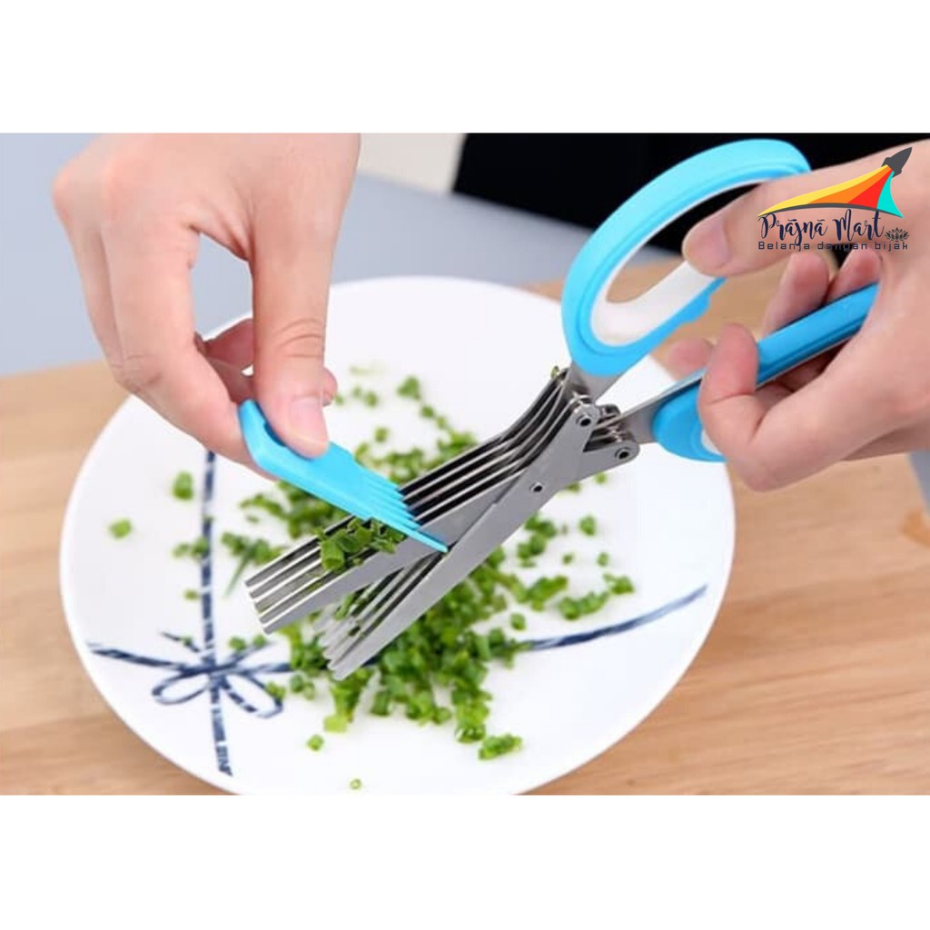 

Gunting 5 Lapis / Gunting Daun Bawang Gunting Sayur Dapur - X033