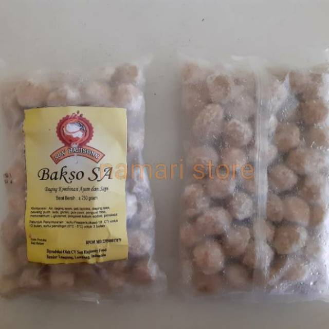 

Bakso SA Bakso Daging Ayam Kombinasi Asli Son Hajisony Lampung