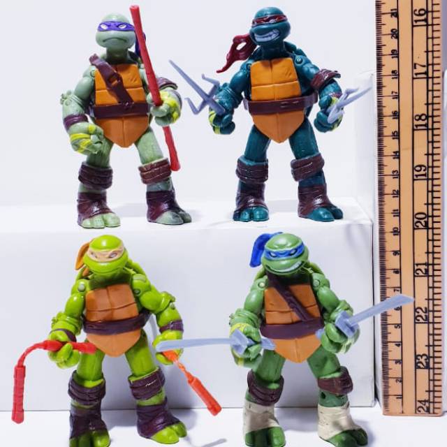 Teen mutan ninja turtle kura kura ninja figure set 4