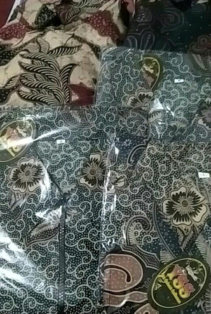 Baju Batik Couple Modern Monalisa Genes Asli Pekalongan // Tunik Batik // Seragam Batik