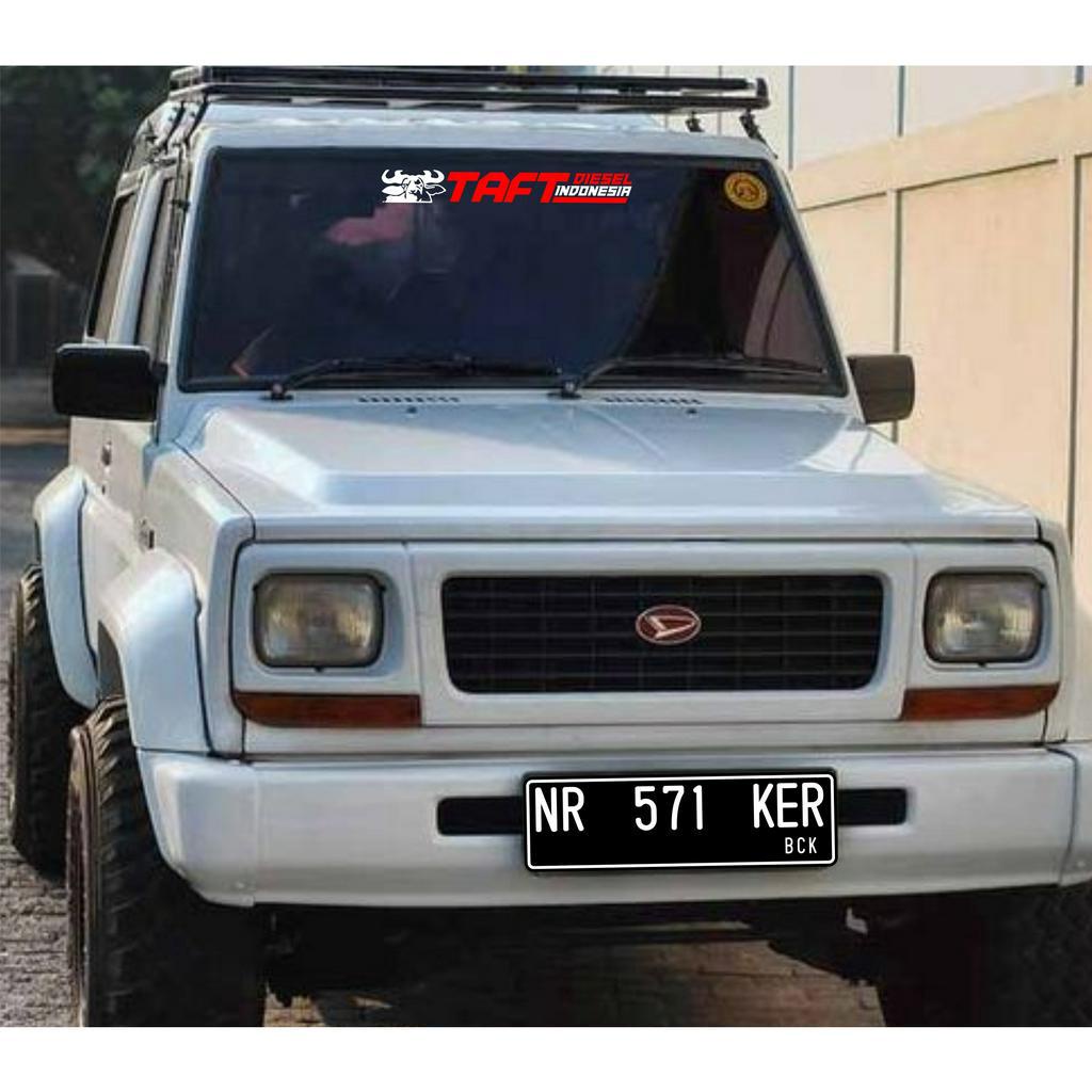 stiker cutting kaca mobil TAFT DIESEL INDONESIA