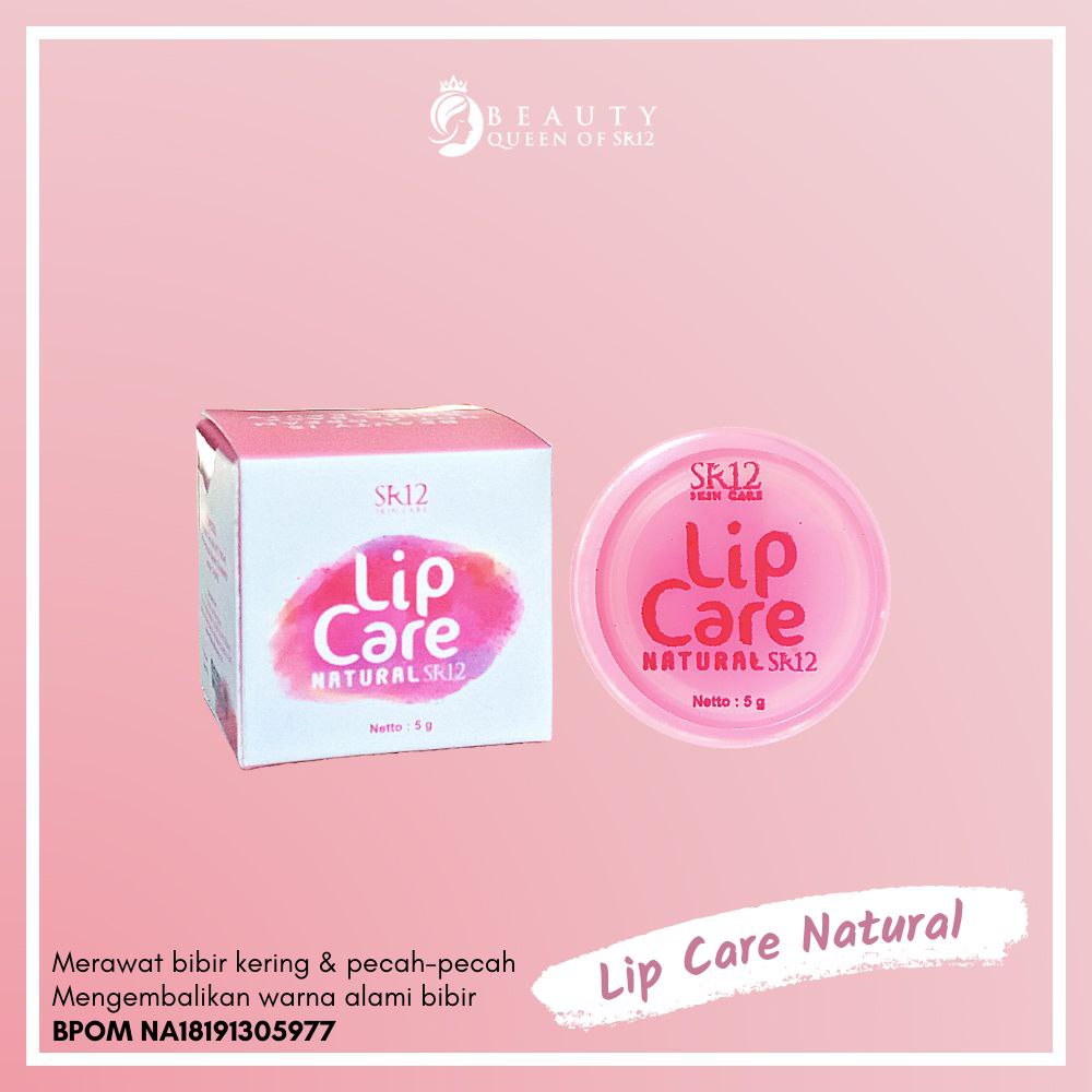 Lip Care SR12 Natural Essential Oil Perawatan Bibir Hitam Gelap Pecah-Pecah Kering Moisturizing Transparent