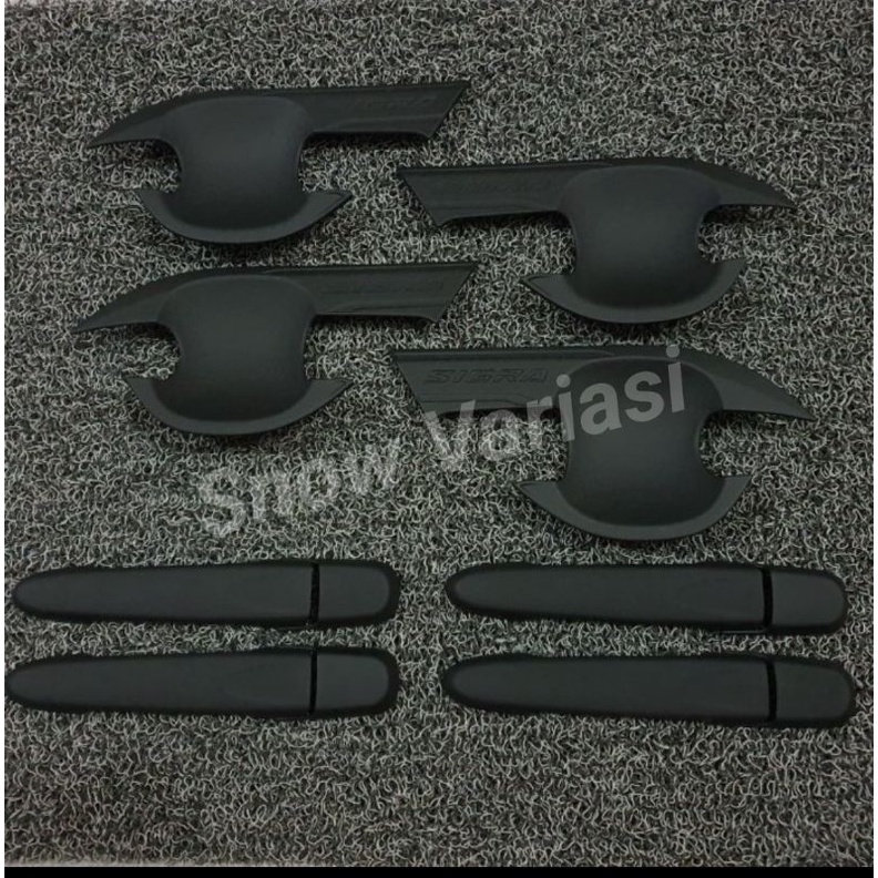 Paket Mangkok Outer + Door Handle Sigra Hitam black elegant